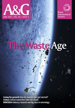 The front cover of A&G for April 2025.