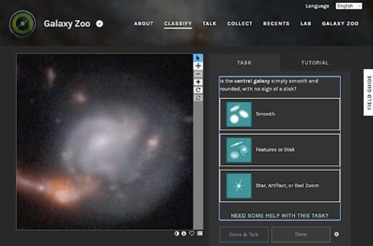 A Galaxy Zoo project allowed members of the public to examine thousands of galaxy images taken with the James Webb telescope.